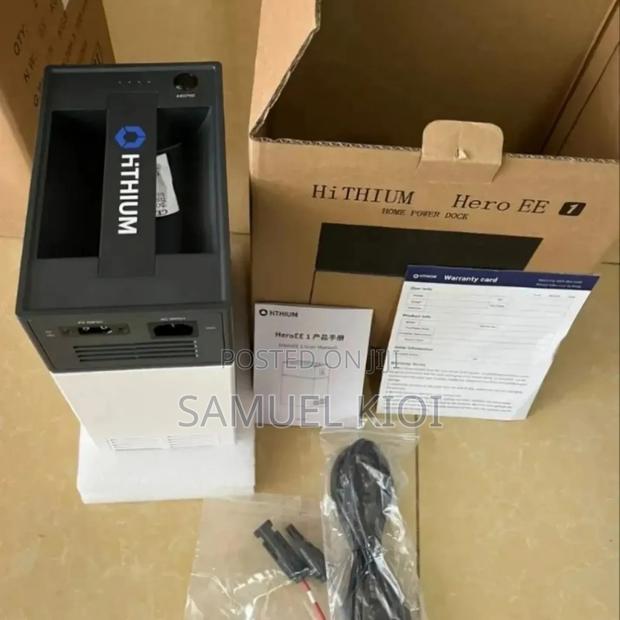 Portable Powerbank Station Solar Power Lithium 3 In 1 Inverter+Battery