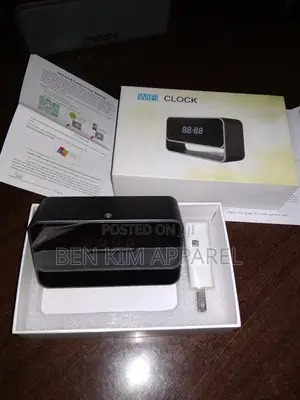 CCTV Wifi Clock With Secret Surveillance Camers