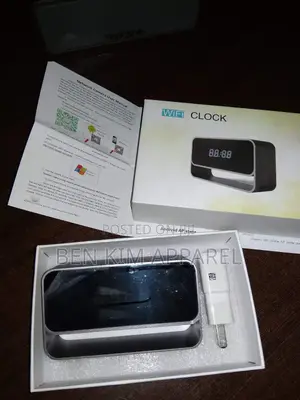 CCTV Wifi Clock With Secret Surveillance Camers