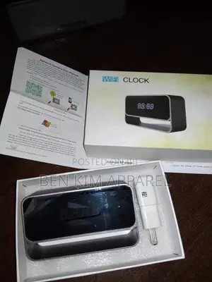 CCTV Wifi Clock With Secret Surveillance Camers