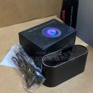 Digital Clock Hidden Cam 1080p Spy Clock Quality Portable Rechargeable - thumbnail 2