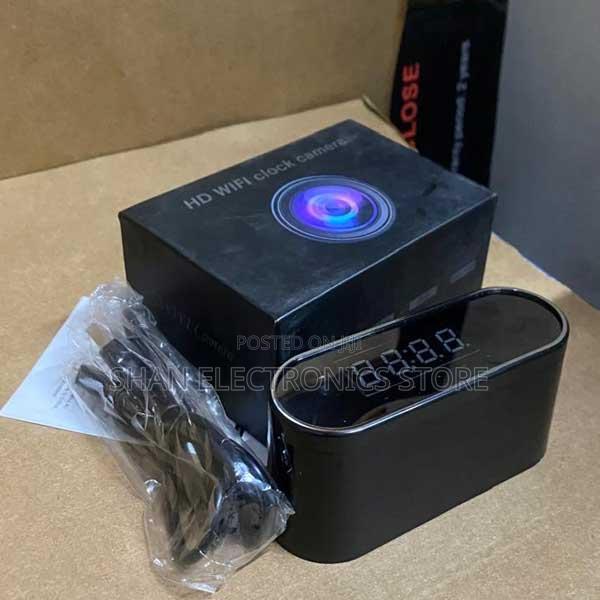 Digital Clock Hidden Cam 1080p Spy Clock Quality Portable Rechargeable - main view