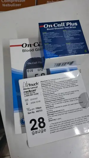 Glucometers Machine+Strips + Lancets