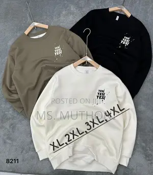 Quality Unisex Sweatshirts in Stock Xl _4xl