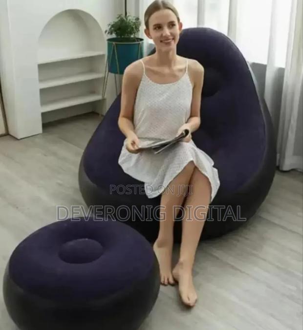 Inflatable Lazy Sofa Free Pump Outdoor Inflatable Sofa