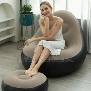 Inflatable Lazy Sofa Free Pump Outdoor Inflatable Sofa