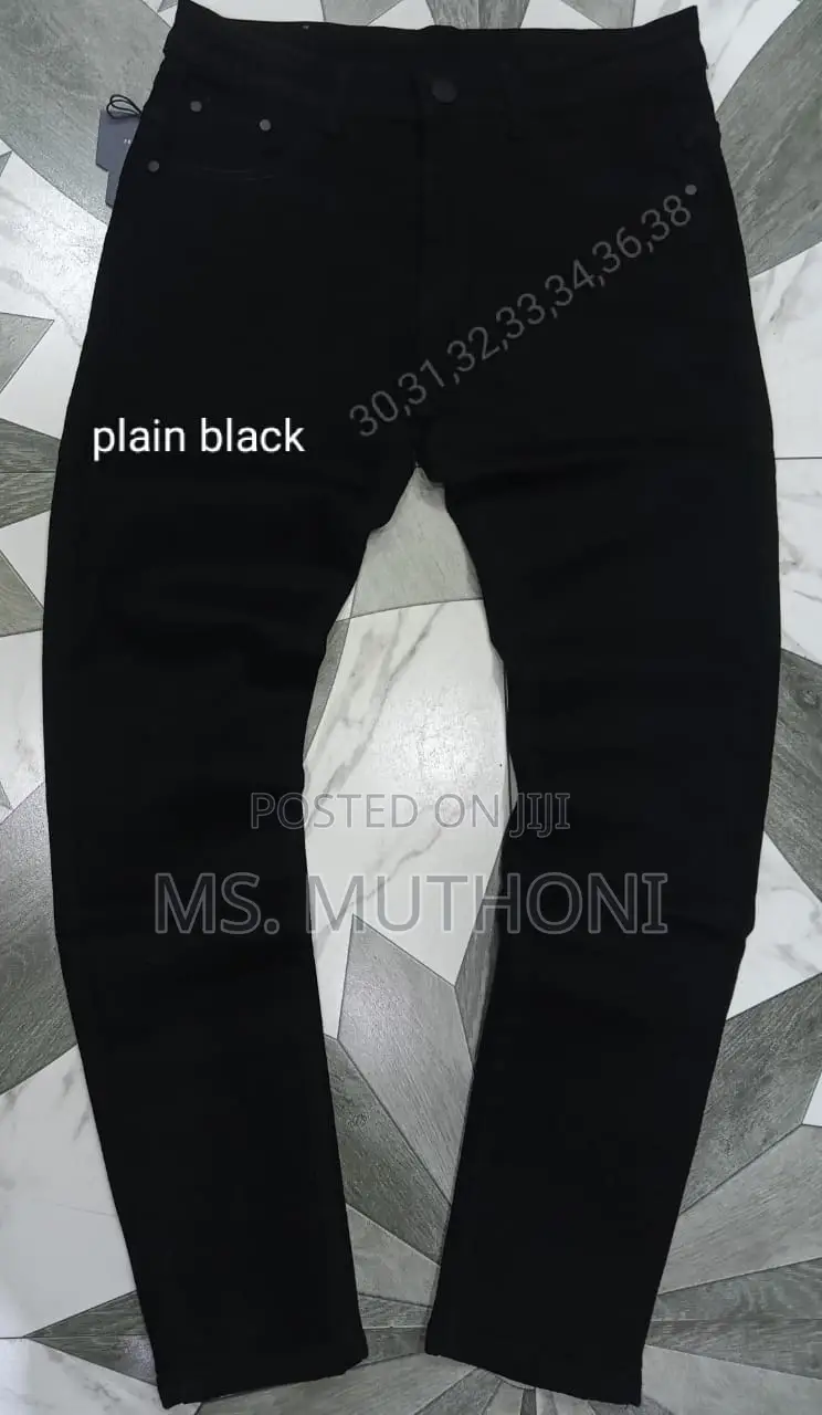 Plain Black and White Jeans Size 30-36