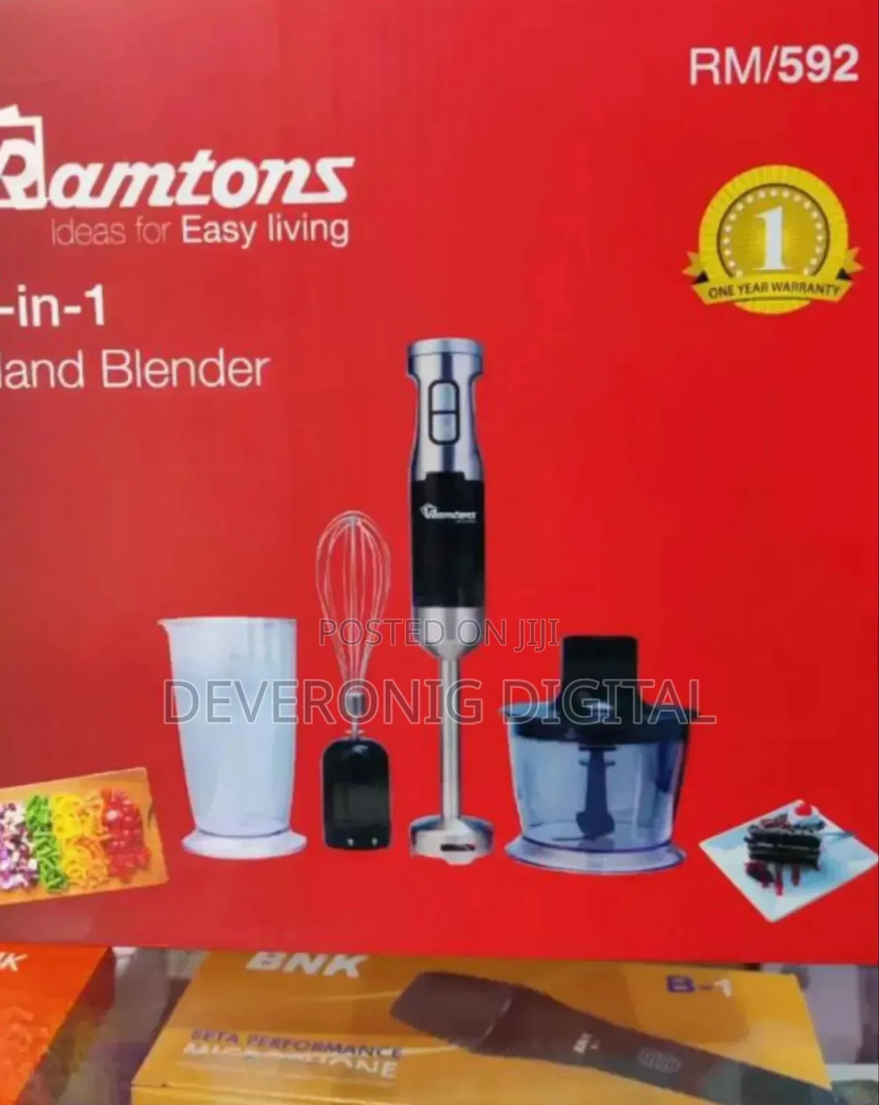 *Ramtons 3in1 Hand Blender Rm592