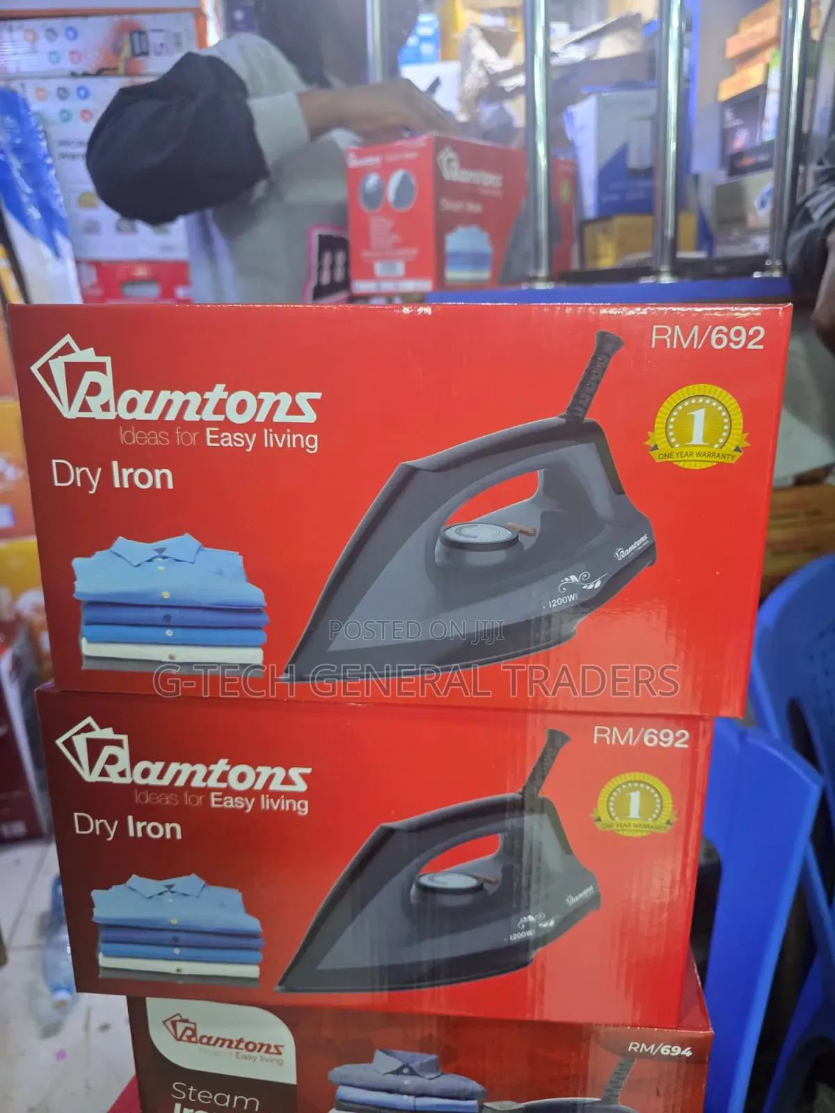 Ramtons Heavy Duty Dry Iron Box Rm/692