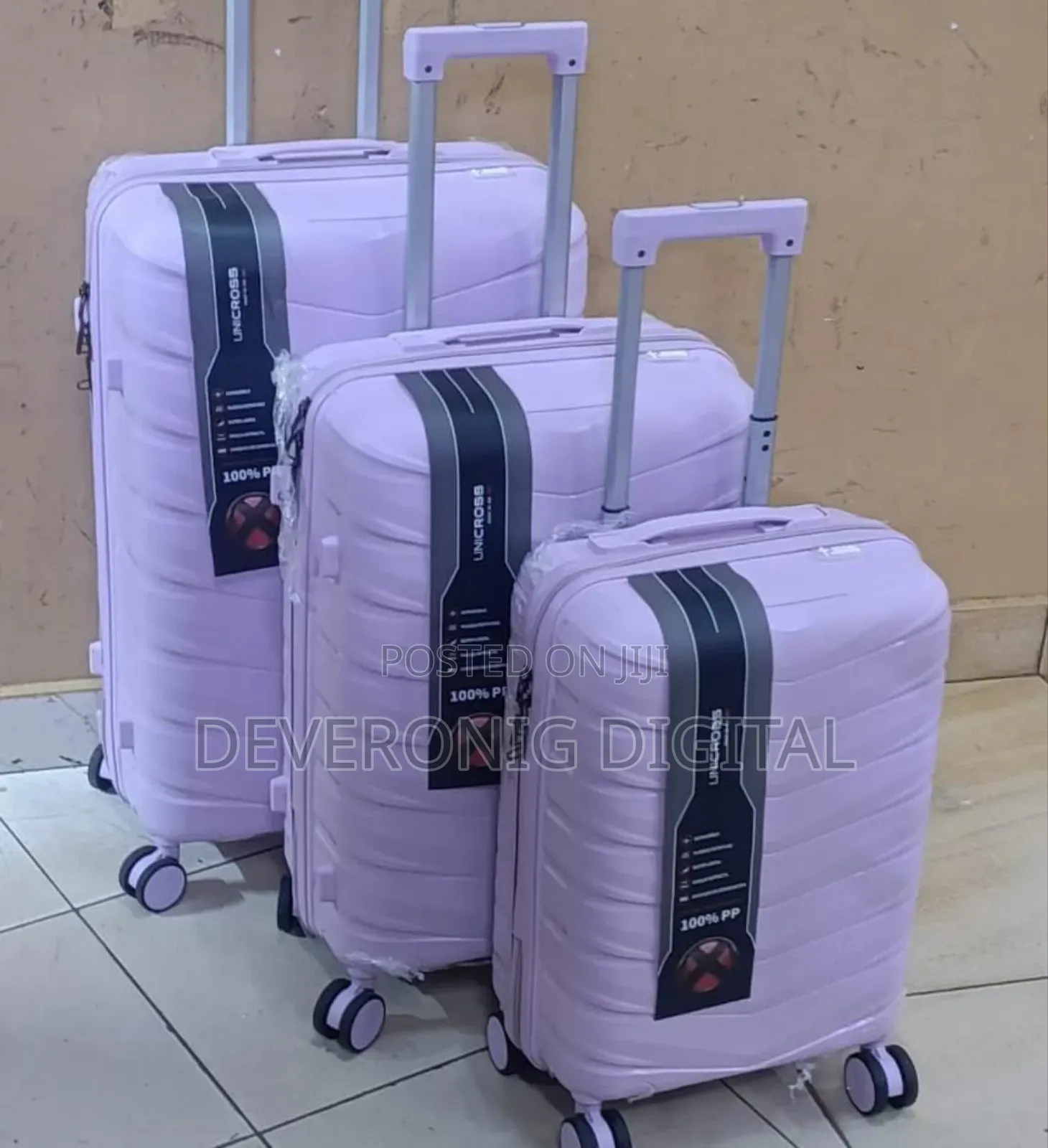 *3 in 1 Unbreakable Pp Suitcases 
