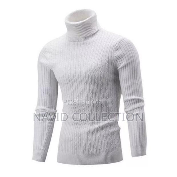 White Pullneck Sweater