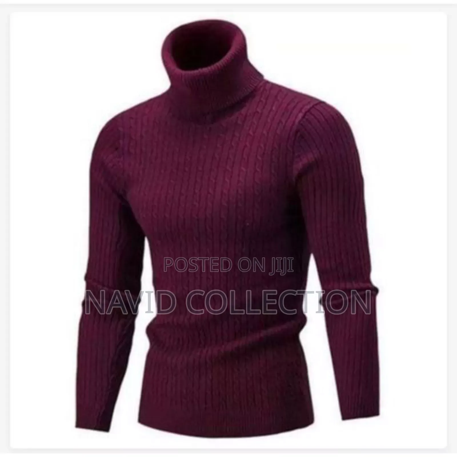 Maroon Turtle Neck