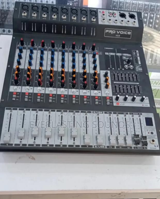 Pro Voice 8-Channel Mixer - main view