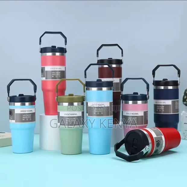 890ml Thermal Coffee Cup/Thermos /Water Bottle/Themal Mug With Handle - thumbnail 8