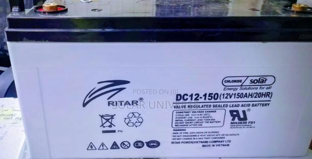 150ah Ritar Solar Battery - main view