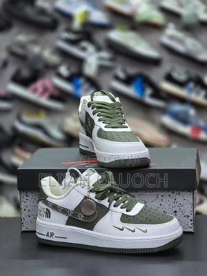 Nike Airforce 1 North Face White Kiwi Green - thumbnail 2
