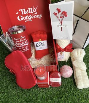 All Red Selfcare Ladies Valentines Gift Hamper - thumbnail 2