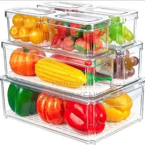 7pcs Stackable Fridge Storage Organizers - thumbnail 2