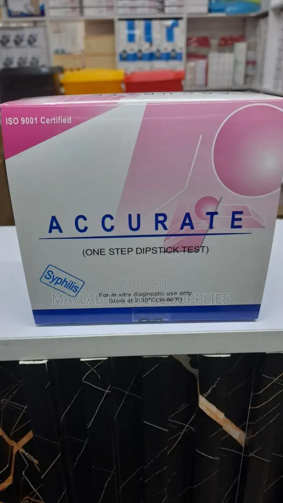 Syphilis Rapid Test Kit – 50 Tests Diagnostic Pack