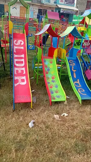 School Slide And Swing