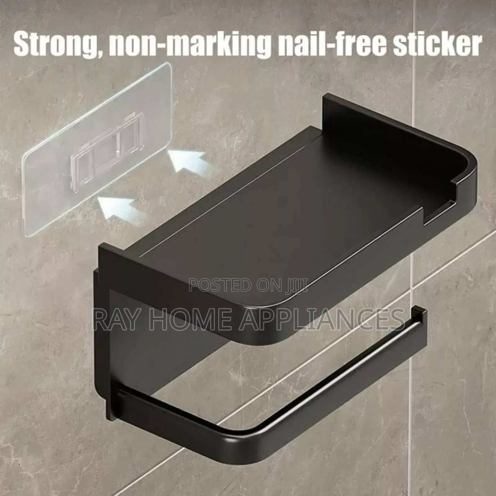 Punch Free Wall Mounted Tissue / Storage Rack Tissue or Soap Rack