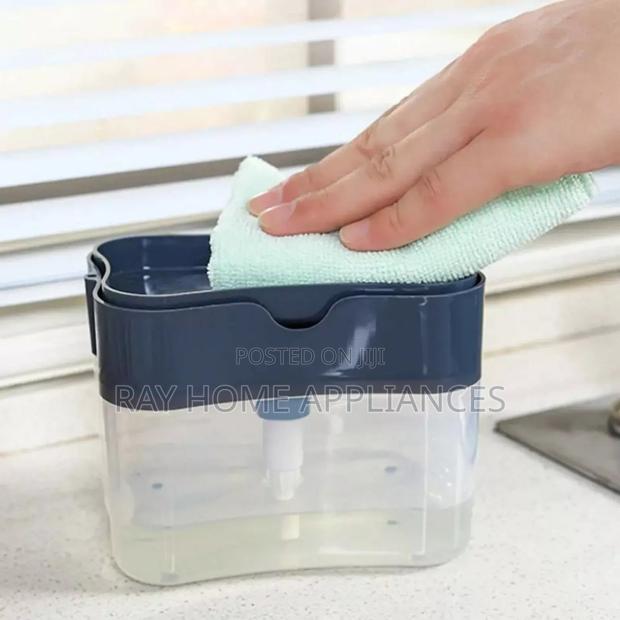 2 in 1 Soap Pump / Dispenser Size: 14cm by 9cm by 11cm