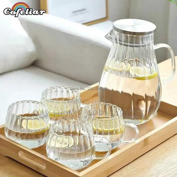 Strippedpumpkin Transparent Teapot/Coffee/Juice/Hot/Cold Waterpitcher
