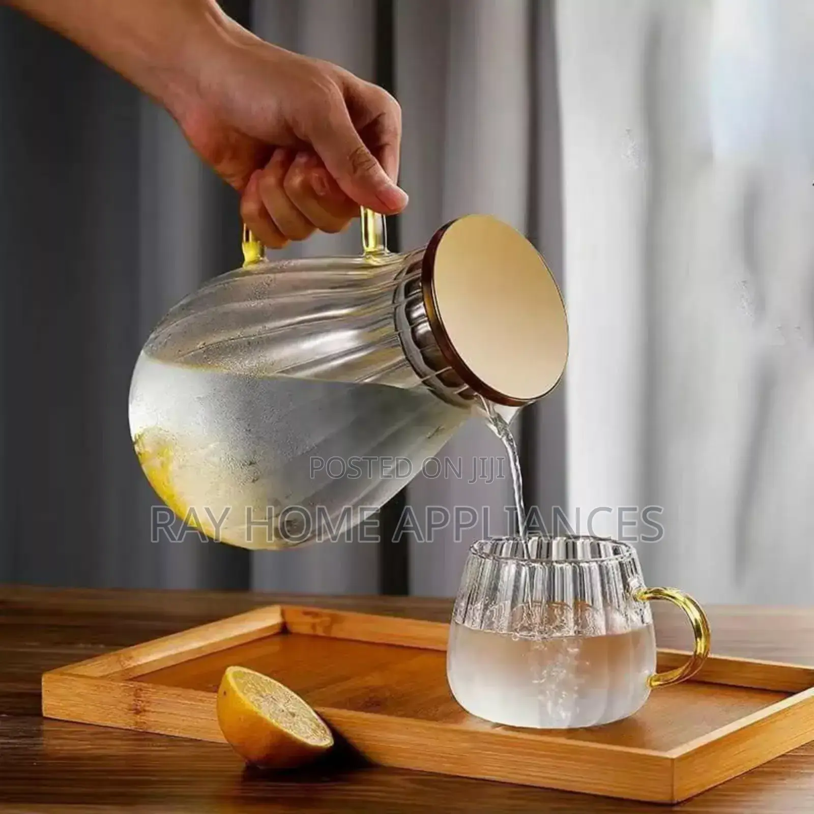 Strippedpumpkin Transparent Teapot/Coffee/Juice/Hot/Cold Waterpitcher