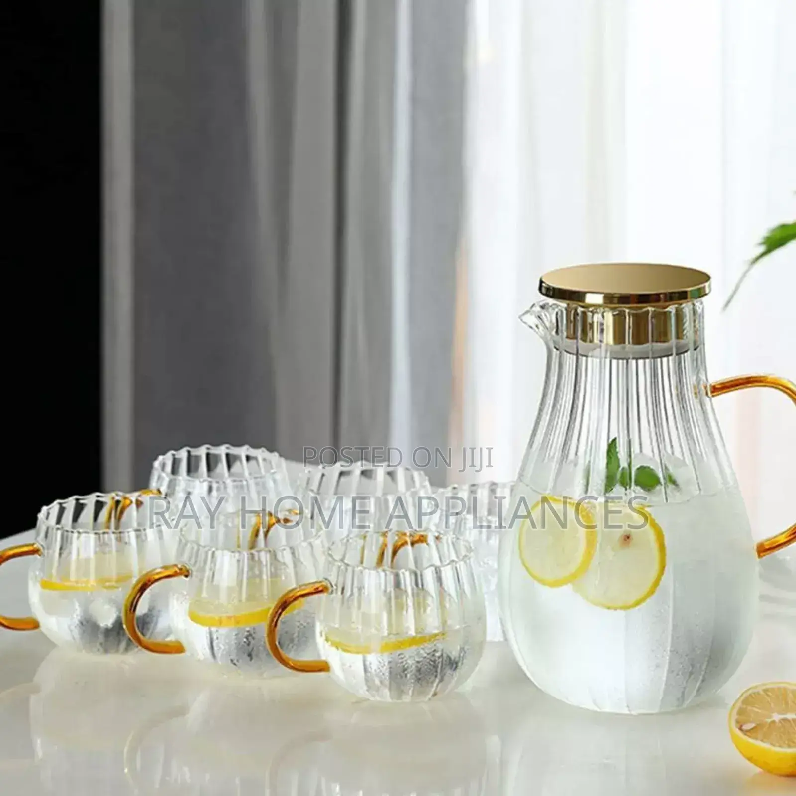 Strippedpumpkin Transparent Teapot/Coffee/Juice/Hot/Cold Waterpitcher