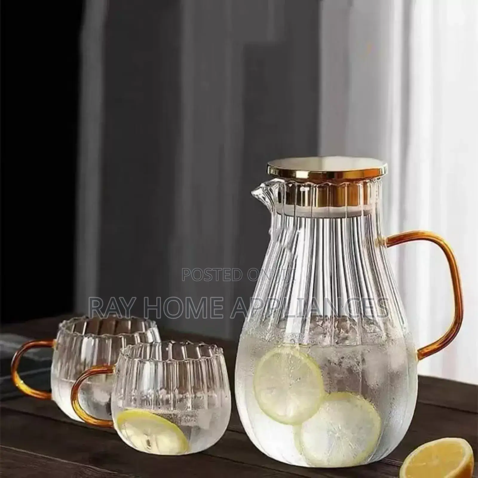 Strippedpumpkin Transparent Teapot/Coffee/Juice/Hot/Cold Waterpitcher