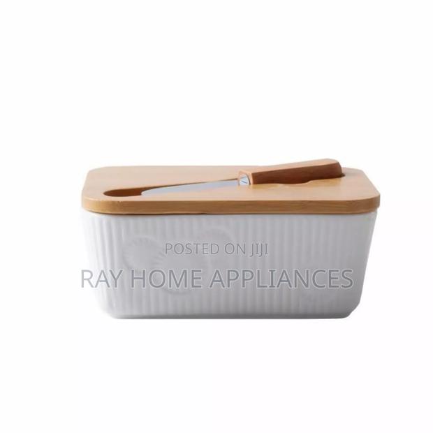 Porcelain Butter Set Material Porcelain 
 Capacity 400ml