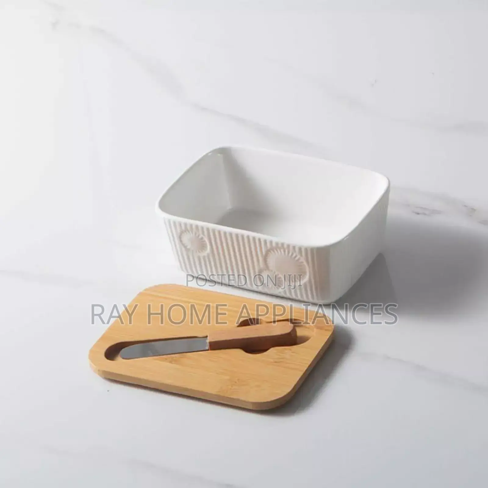 Porcelain Butter Set Material Porcelain 
 Capacity 400ml