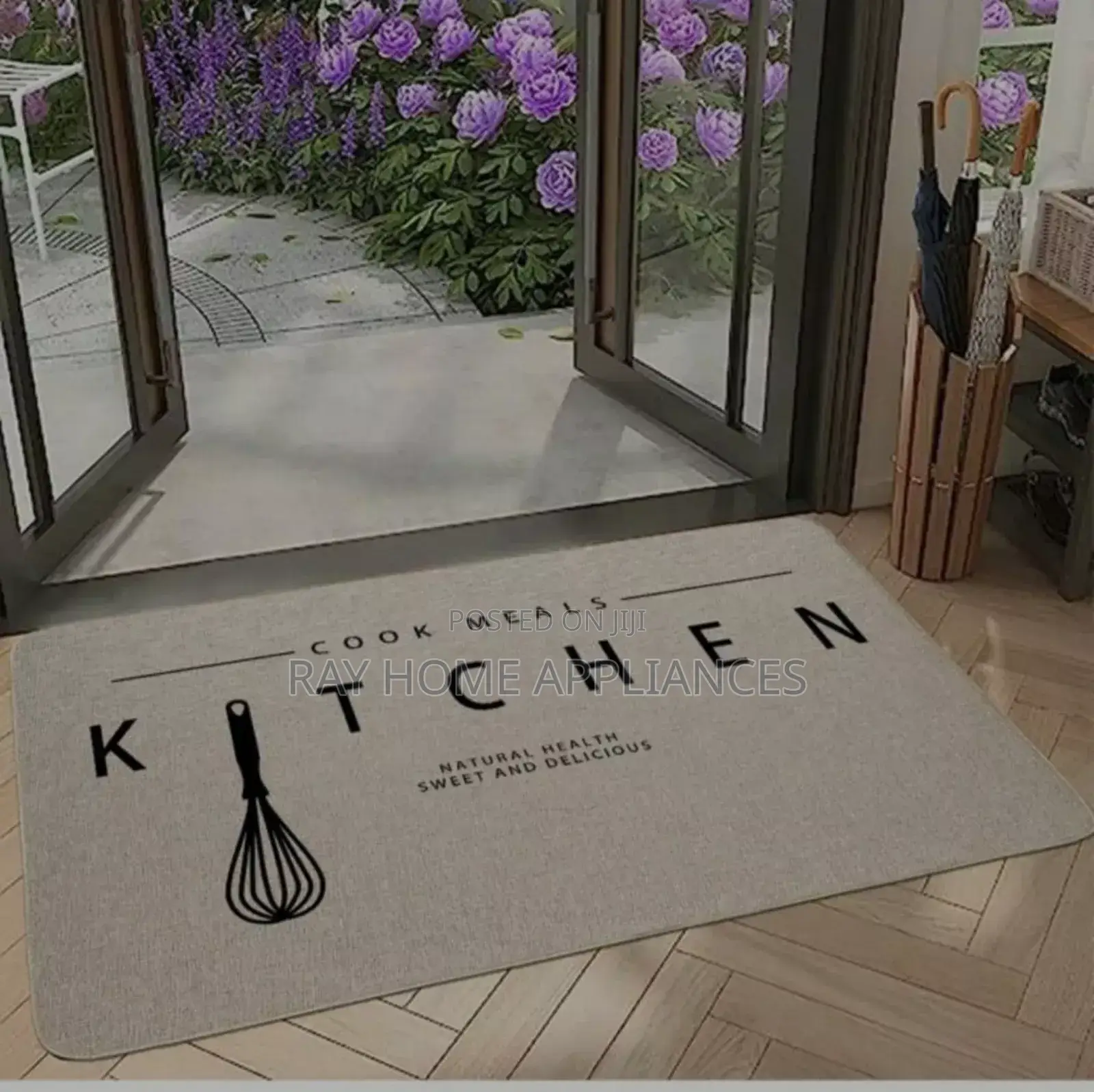 Rubber Bottom Kitchen Mat Rubber Bottom Design Size 60x40cm