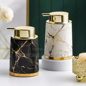 Marble Soap Pump / Dispenser Material Hard Plastic 400ml.