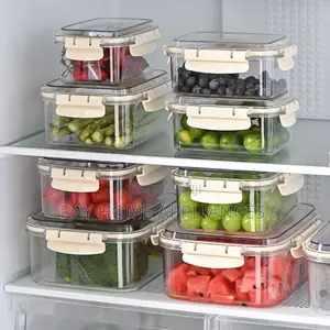 Airtight Clip Lock Lids Food Storage Size 450ml,800ml,1100ml 1500ml