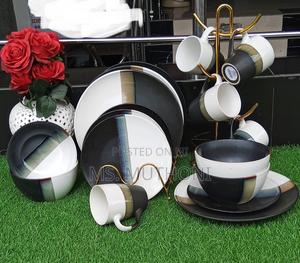 Abstract Patterned 24 Pieces Dinner Set - thumbnail 2