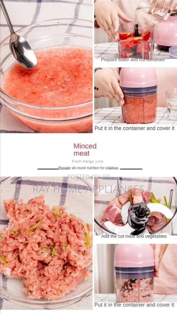 Multifunctional Capsules Electric Chopper Capacity: 1l - thumbnail 3