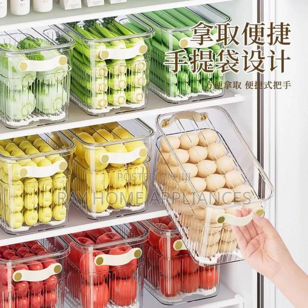 Stackable Acrylic Fridge Containers Size: 28*16*14*15cm - thumbnail 2