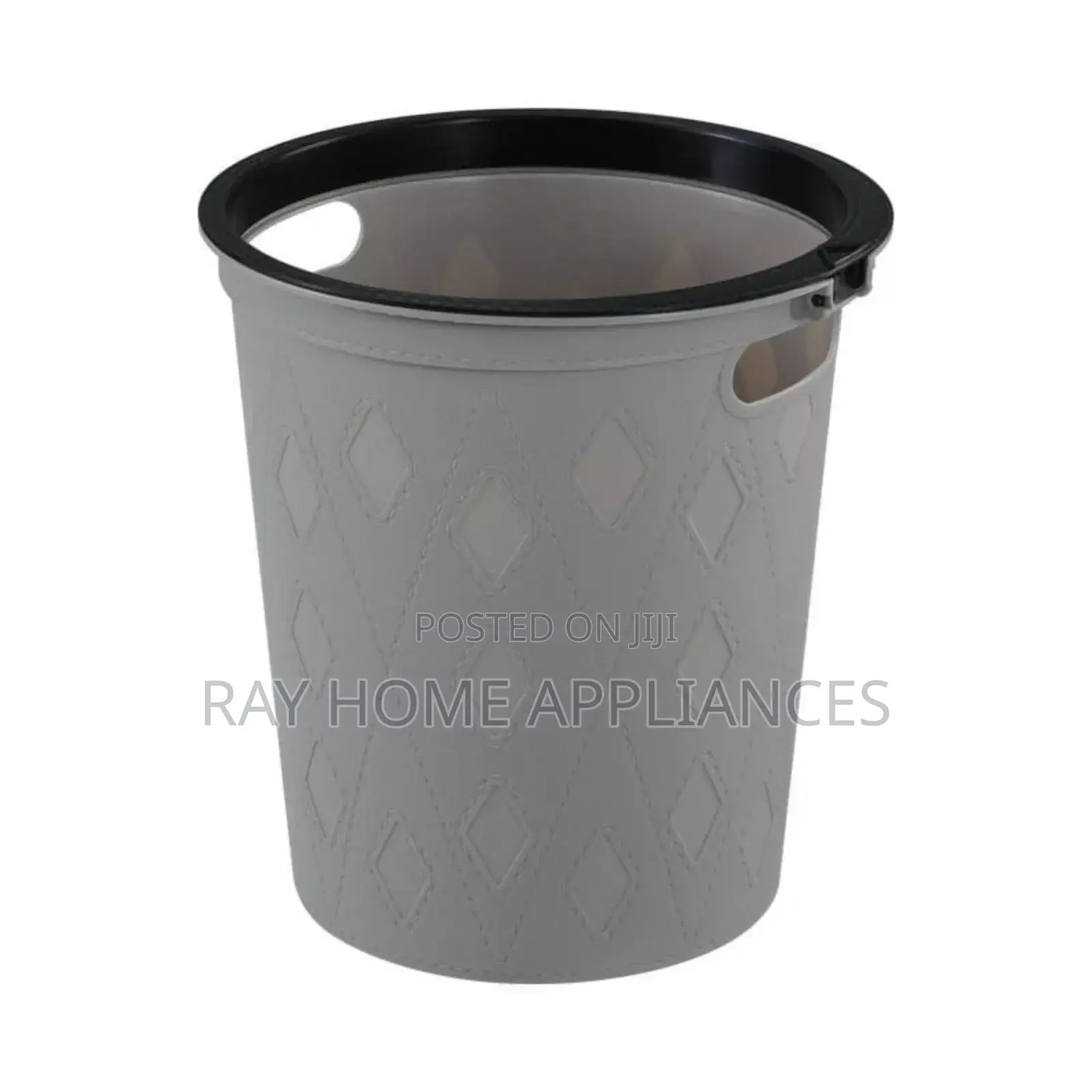 Round Faux Material Dustbin Size: 26.5cm for Office, Home Etc Use