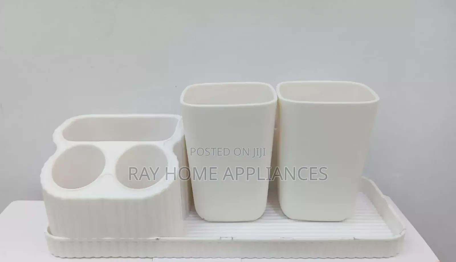 Wall Mounted Luxurious Toothbrush/Toothbrush Holder With Two Cups