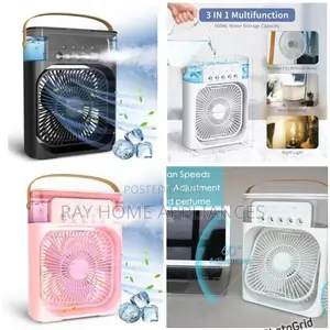 Portable Humidifier Air Cooler Fan 600ml