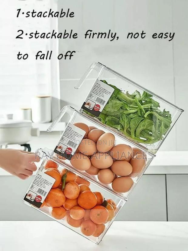 Transparent Storage Container Size: 14x13x24cm
 Bpa Free - thumbnail 4