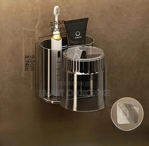 Wall-mounted Toothbrush Holder With Gargle Cup - main view