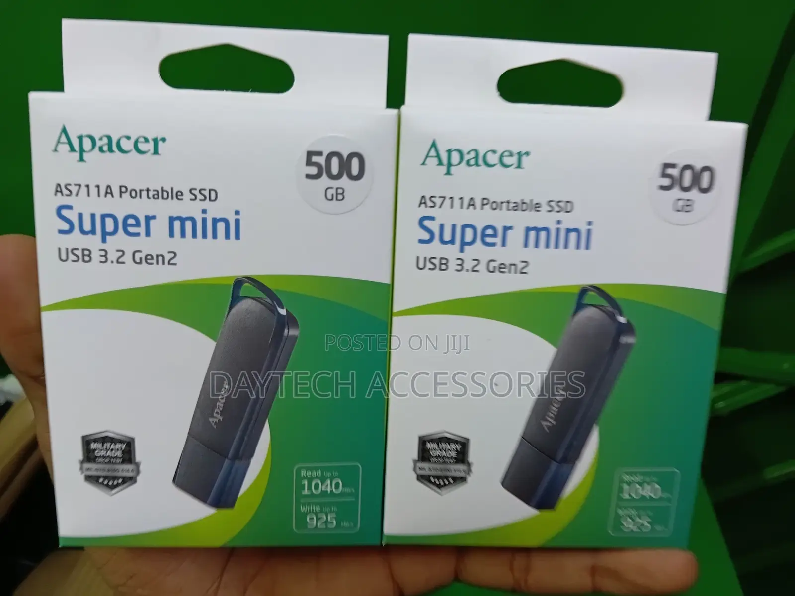 Apacer Portable SSD Usb 3.2 Gen2 Usb-a 500gb