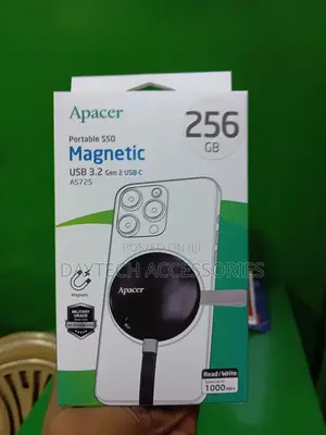 Apacer 256gb Portable SSD As725 Magnetic Usb 3.2 Gen2 Usb-C