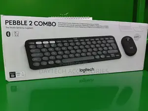 Ogitech Pebble 2 Wireless Keyboard and Mouse Combo (Tonal Graphite)