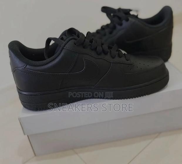 Nike Air Force 1 White Black - thumbnail 3