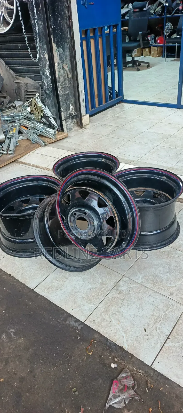 16"Toyota Landcruiser 6holes Steel Rims.