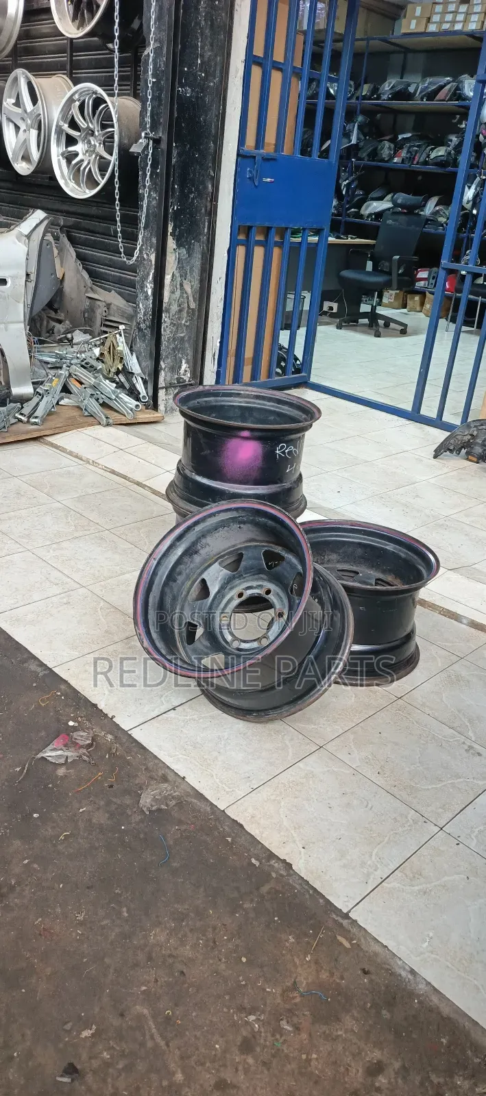 16"Toyota Landcruiser 6holes Steel Rims.