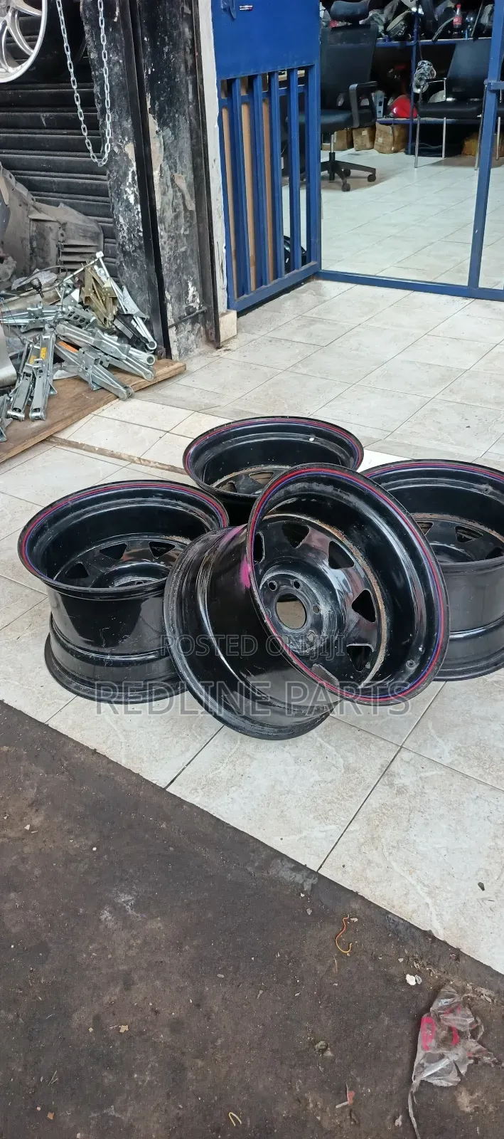 16"Toyota Landcruiser 6holes Steel Rims.